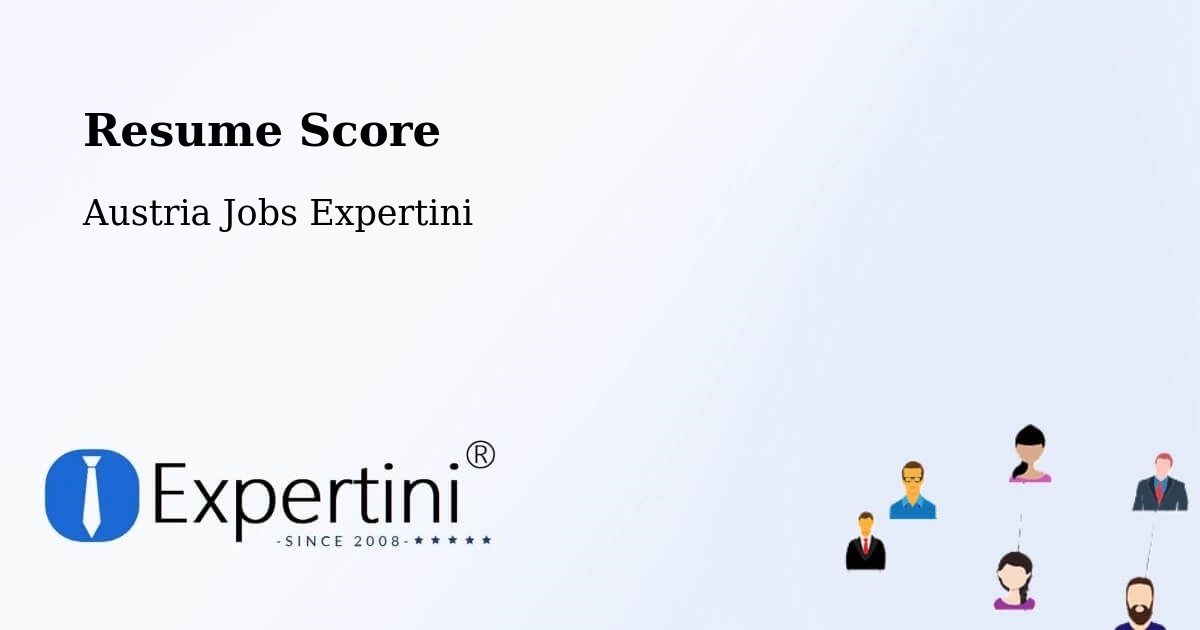 Resume Score - Austria Jobs Expertini